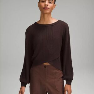 lululemon athletica Reversible Crossover Sweater
